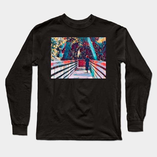 Walk Alone Long Sleeve T-Shirt by jillnightingale